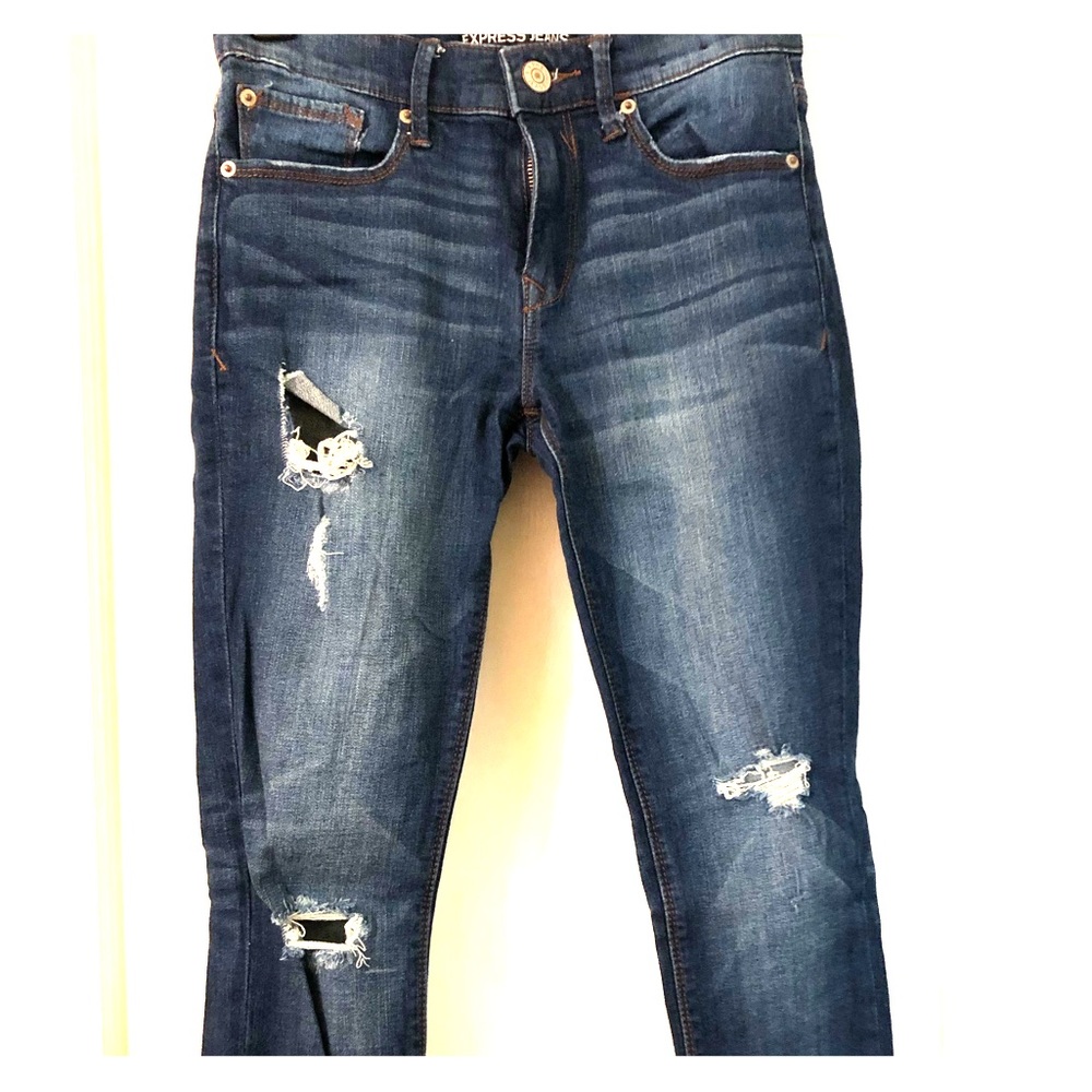 Express distressed jeans